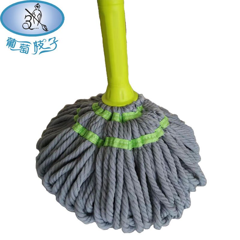 自拧水拖把家用懒人免手洗拖把头旋转挤水布条拖布地拖墩布 经典款1把