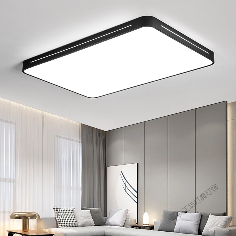 苏宁放心购led客厅灯北欧长方形吸顶灯现代/北欧/极简约大厅灯时尚创意个红饭店灯饰灯具高清大图