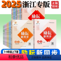 [3本]英语(人教版)+数学科学(浙教版) 九年级/初中三年级 [正版]励耘2025版新同步七八九年级上下册语文数学英语