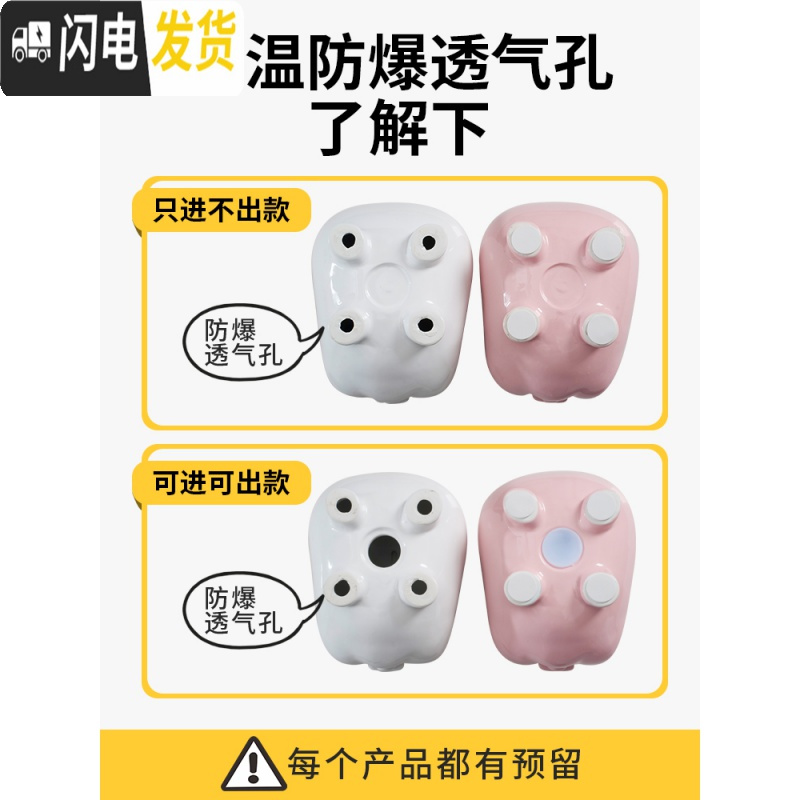 三维工匠网红抖音成人儿童纸币硬币不可取创意小猪大容量陶瓷储蓄罐存钱罐 二号8寸浅绿色只进不出礼盒