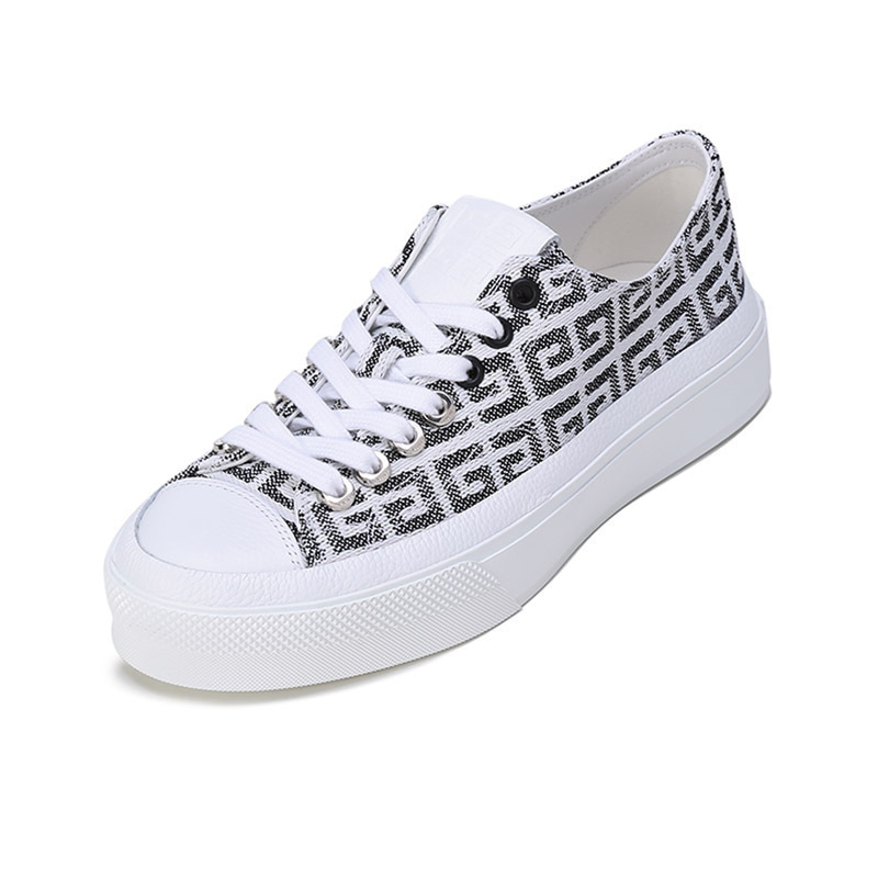 纪梵希 givenchy 女士织物city系带休闲运动鞋帆布鞋be001ne10n