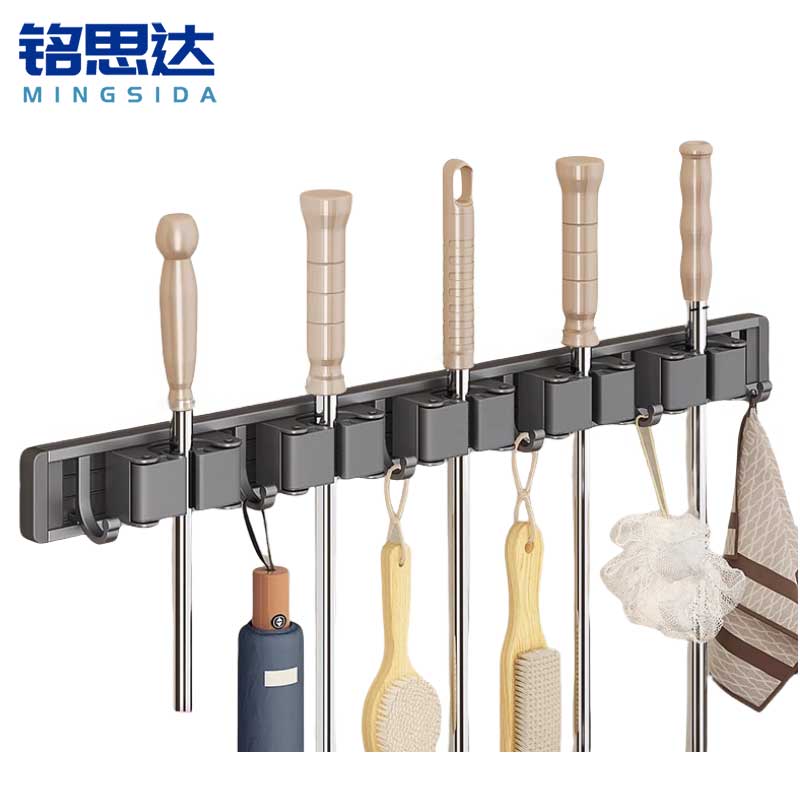 铭思达拖把架挂钩5卡6钩个