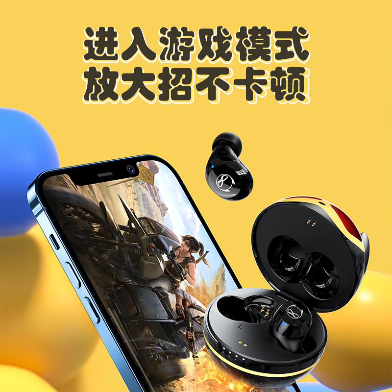 Lenovo/联想无线蓝牙耳机女生入耳式高端可爱卡通降噪高音质生日礼物送女友适用苹果小米2021年迷你隐形