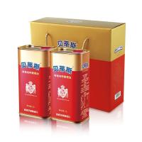 贝蒂斯Betis 西班牙皇室用油 特级初榨橄榄油 1L*2 礼盒装 西班牙原装进口