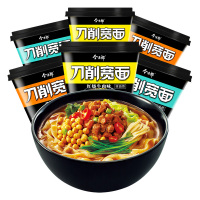 今麦郎 非油炸 刀削宽面混合装6桶方便速食夜宵泡面方便面桶装 香辣牛肉*2+红烧牛肉*2+酸辣牛肉*2