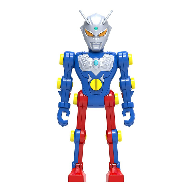 奥特曼玩具奥特英雄超拼装塞赛罗捷德罗布迪迦发光人偶儿童套装赛罗