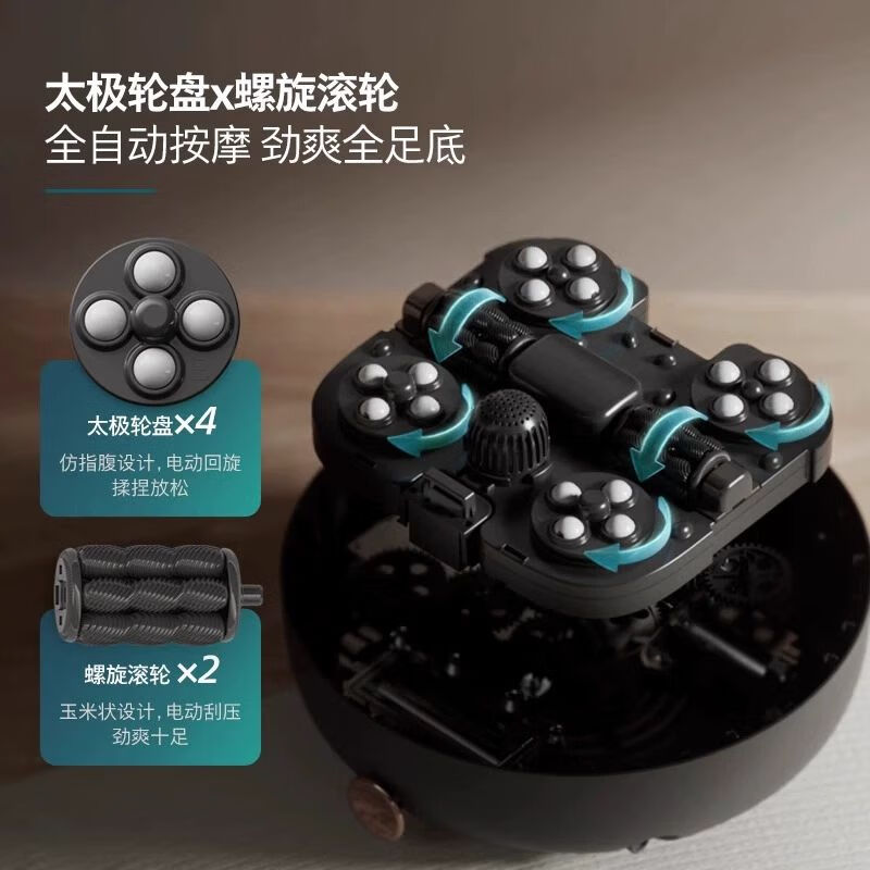 飞利浦(PHILIPS)泡脚桶 家用足浴盆 全自动加热 电动按摩 洗脚盆 PPM3304F高清大图