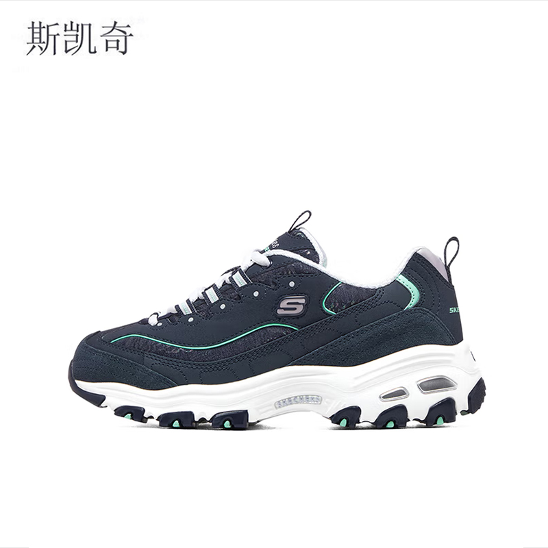 斯凯奇 女休闲运动老爹鞋 149060/NVAQ-6 双高清大图