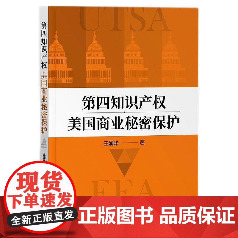 正版 第四知识产权 美国商业秘密保护 王润华 知识产权出版社 立法沿革 法律效率 分析论述高清大图
