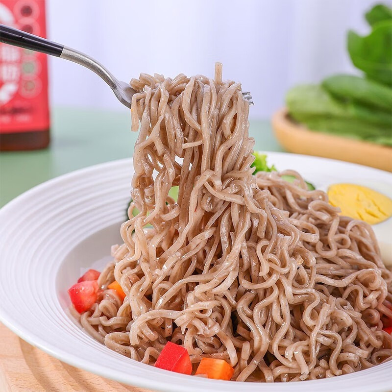 滇园0脂非油炸面抓泡面代餐速食面饼荞麦面60g*20袋