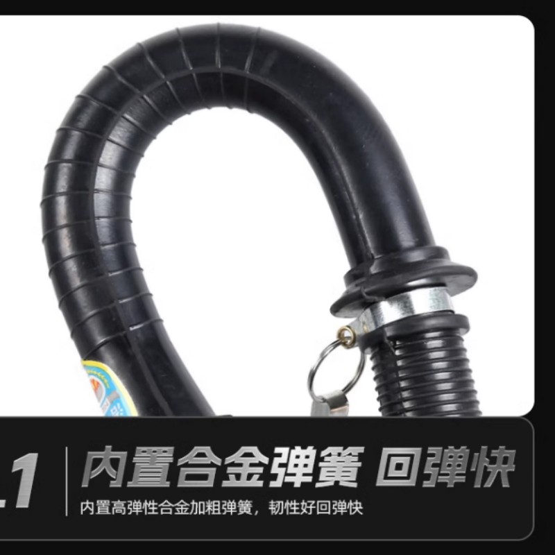 豫仲迈 防暴器材安保装备橡胶狼牙棍/个高清大图