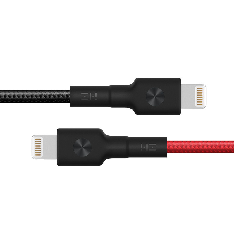 ZMI USB Cable 1m 黑色苹果编织数据充电线 通过苹果MFI认证 支持快充 稳定高效耐用
