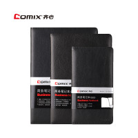 齐心(COMIX)C5823 皮面笔记本 48K 115张 单本装 颜色随机