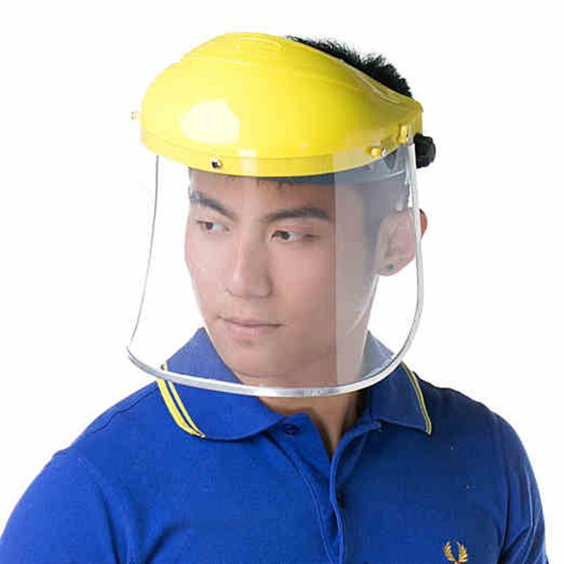 透明防护面罩防护面屏打磨防冲击厨房炒菜防油烟溅面具pvc防冲击面屏