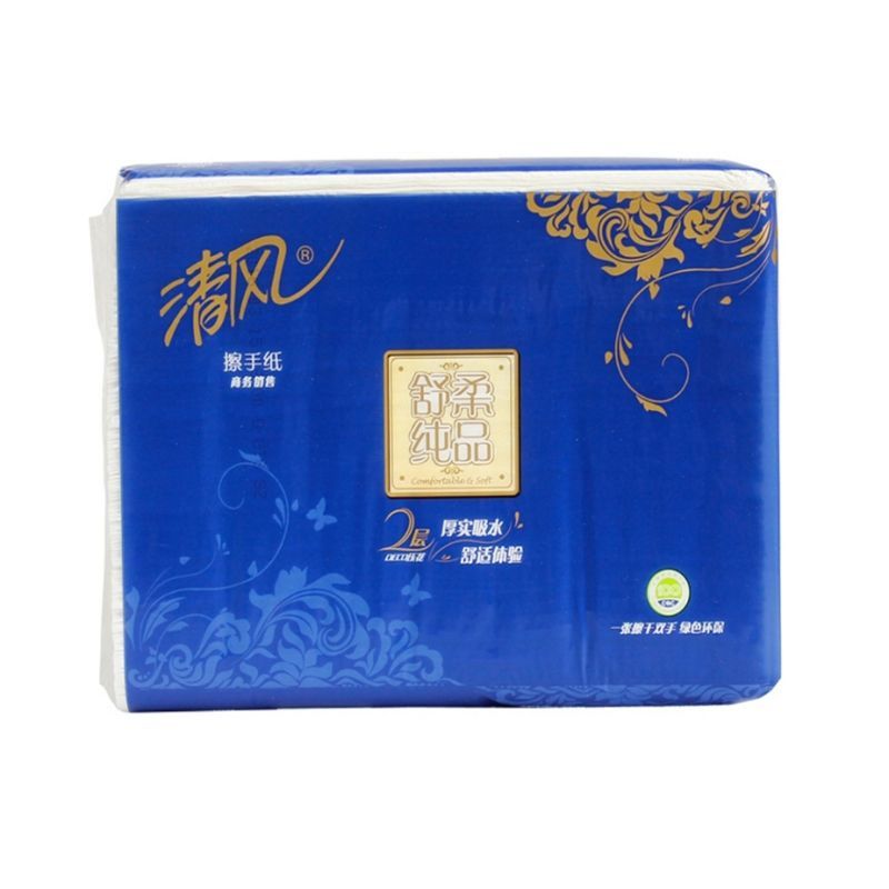 清风擦手纸B913B225*230mm2层150抽/包20*1(箱)