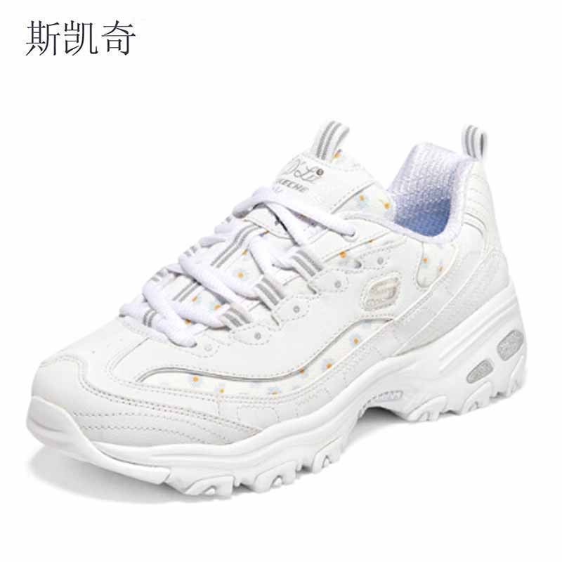 斯凯奇 女春秋耐磨老爹鞋 896180/WHT-8 双