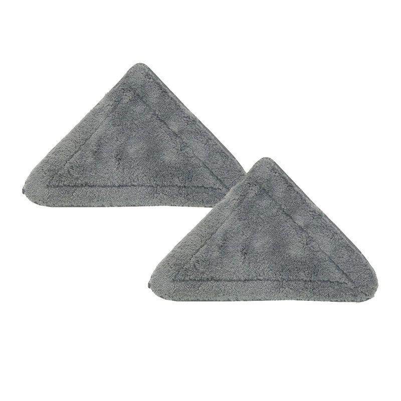 大号三角拖把布头雪尼尔纤维布头刮条多功能三角擦配件布头纤维头2个