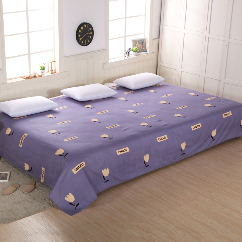 大床单3米双人4米炕单单件大炕单加厚加长加大磨毛榻榻米床单单件