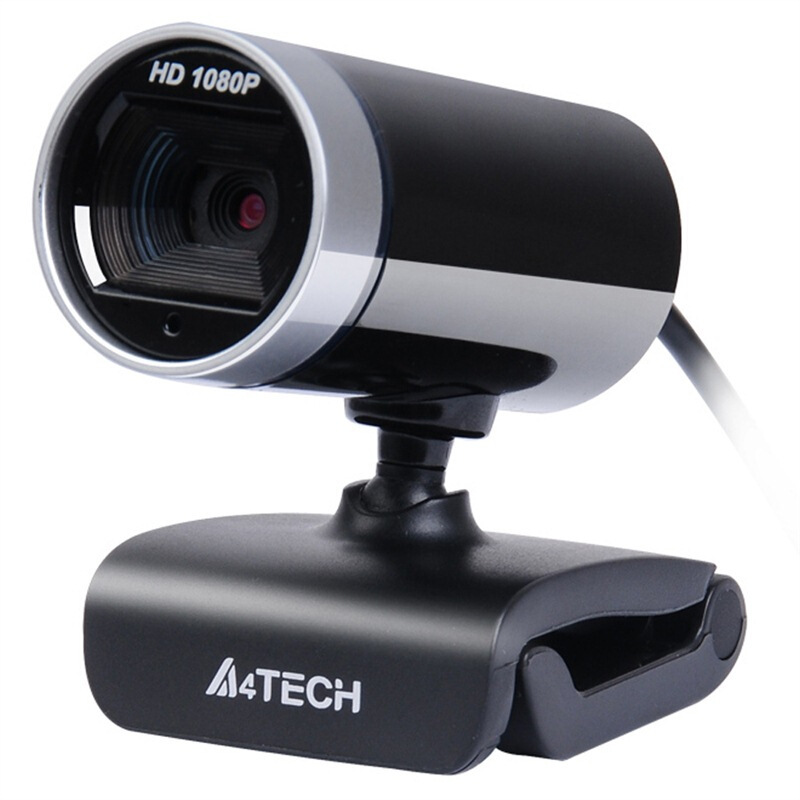 双飞燕(A4TECH)PK-910H 1080P全高清网络课程远程直播教育摄像头 高亮黑
