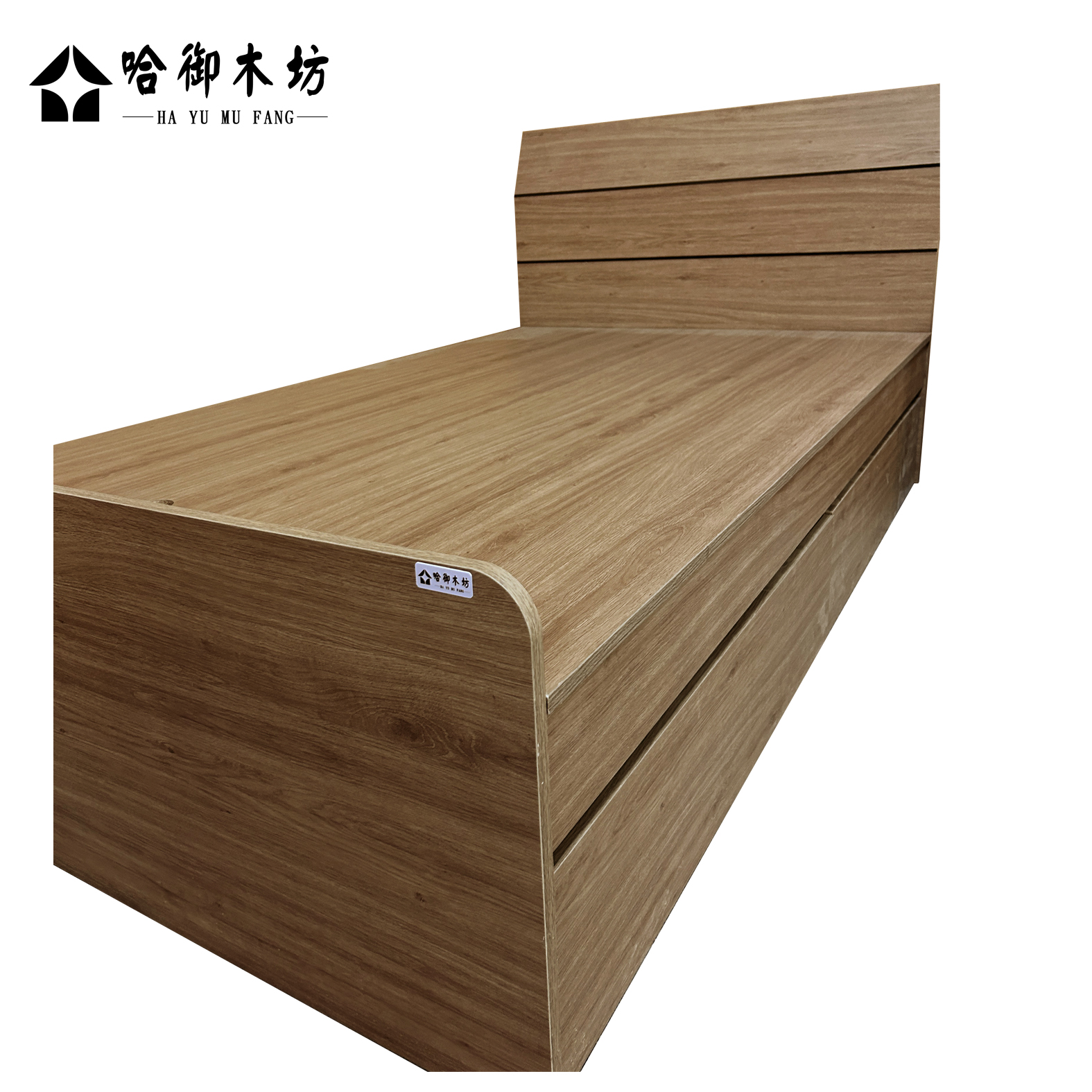 哈御木坊板式床1200*2000*400mm张高清大图