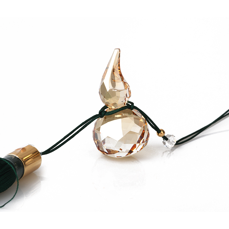 SWAROVSKI 施华洛世奇 人造水晶挂件 金色葫芦 葫芦挂式男女通用 海外正品 全国联保 5268527