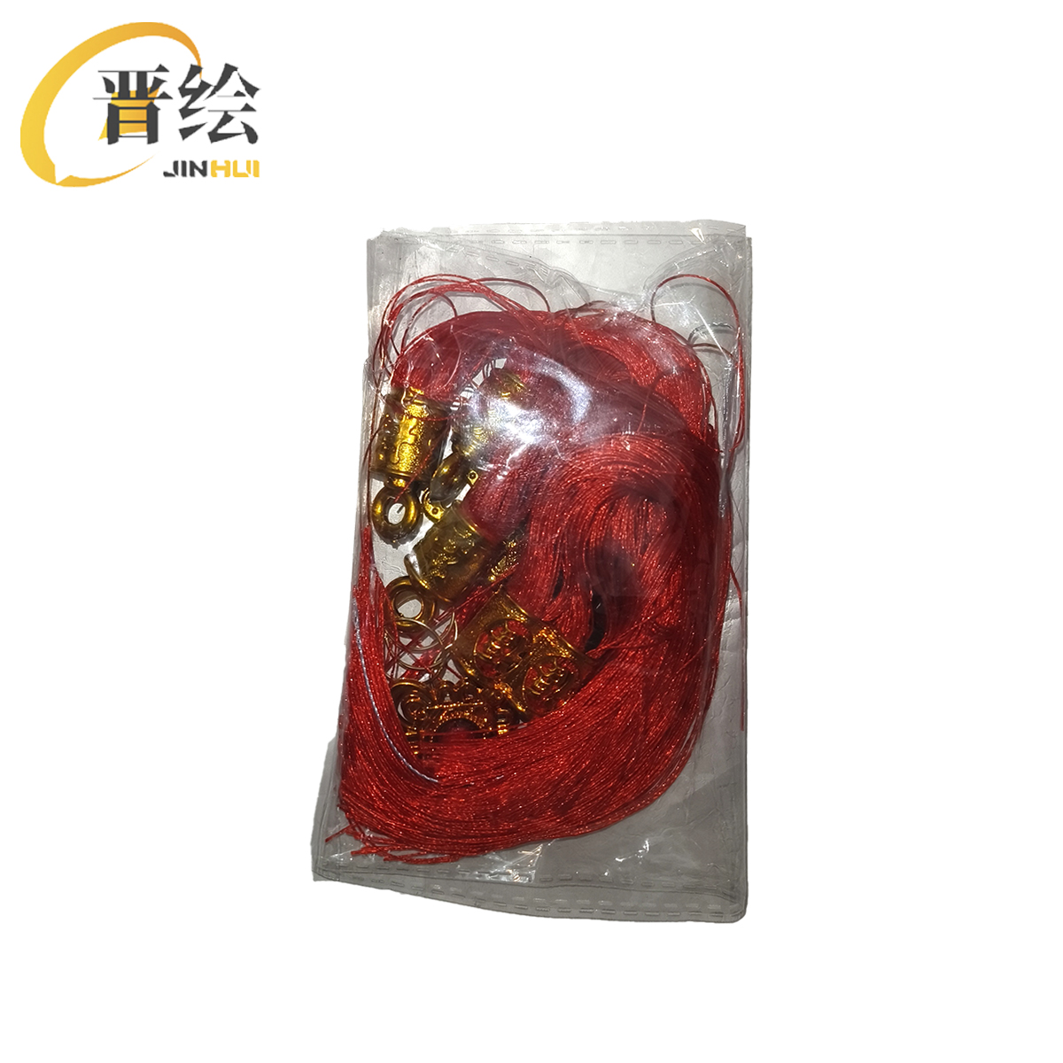 晋绘 新年装饰挂件 毛毡挂件 年年有余 个高清大图