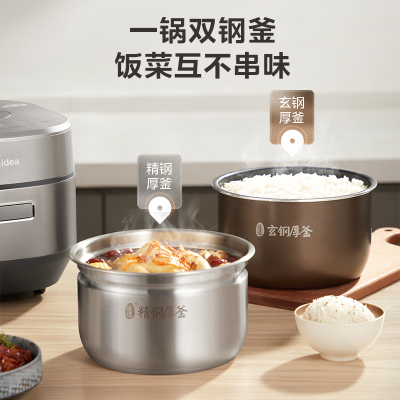 美的(Midea)IH电压力锅S572N高清大图