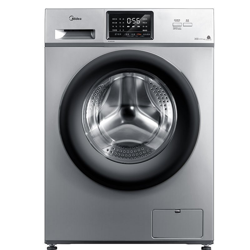 美的(Midea)滚筒洗衣机全自动 10公斤kg家用大容量巴氏除菌洗变频节能 MG100V31DS5