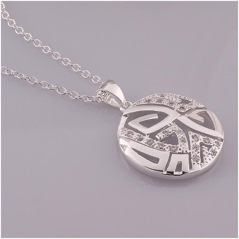 N638 Women Silver Necklace 镀925纯银女项链日韩版锁骨链潮人送女朋友七夕情人节礼物