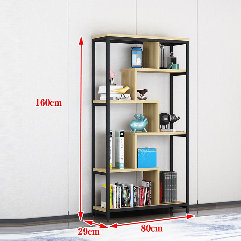 办公室展示架货架置物架多层化妆品商品展示柜隔断茶叶书架陈列架 六层长80*宽29*高160【加厚】