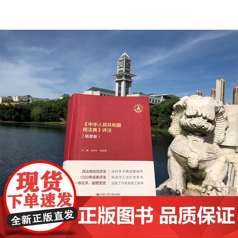 中华人民共和国民法典评注 精要版 新民法典裁判规范司法实务 民法学人进阶体系司法实务法学教辅法律工具书 人民大学高清大图