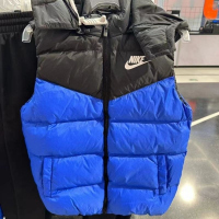 NIKE耐克连帽羽绒背心运动休闲保暖大童马甲HV1602-480 DRz