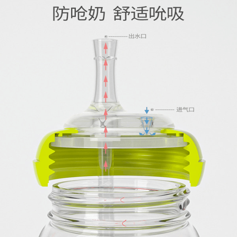 适配贝亲奶瓶配件宽口PP/玻璃/PPSU奶瓶学饮吸管转换器配件硅胶吸管替换头宽口径带重力球(不是贝亲品牌)图片