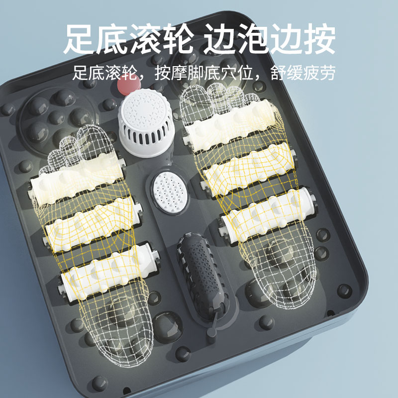 践程 V711 折叠足浴盆高清大图