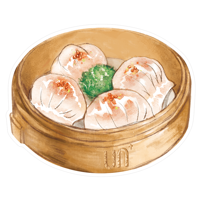 [正版] 早茶-虾饺 水彩手绘风点心异型带邮资明信片 新中式广州邮政定制可邮寄 文创旅游节日祝福收藏馈赠文化礼品中高清大图