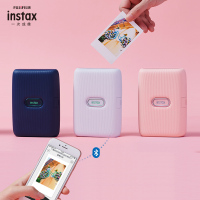 富士(FUJIFILM)INSTAX mini link灰白 快显胶片立拍立得 手机照片打印机 套餐二(含50张相纸)
