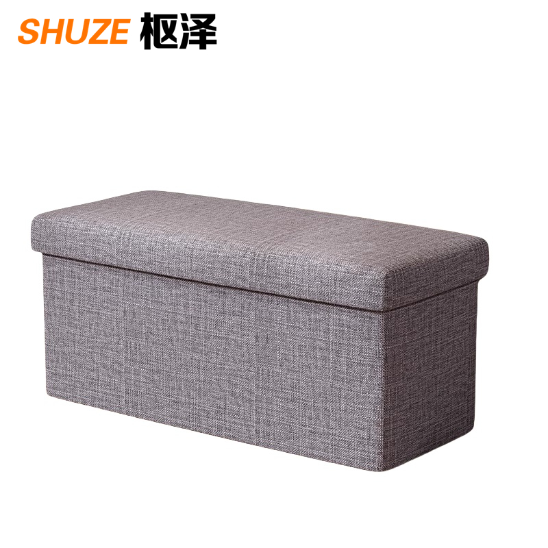 枢泽 储物换鞋凳 49*31*31cm 个高清大图