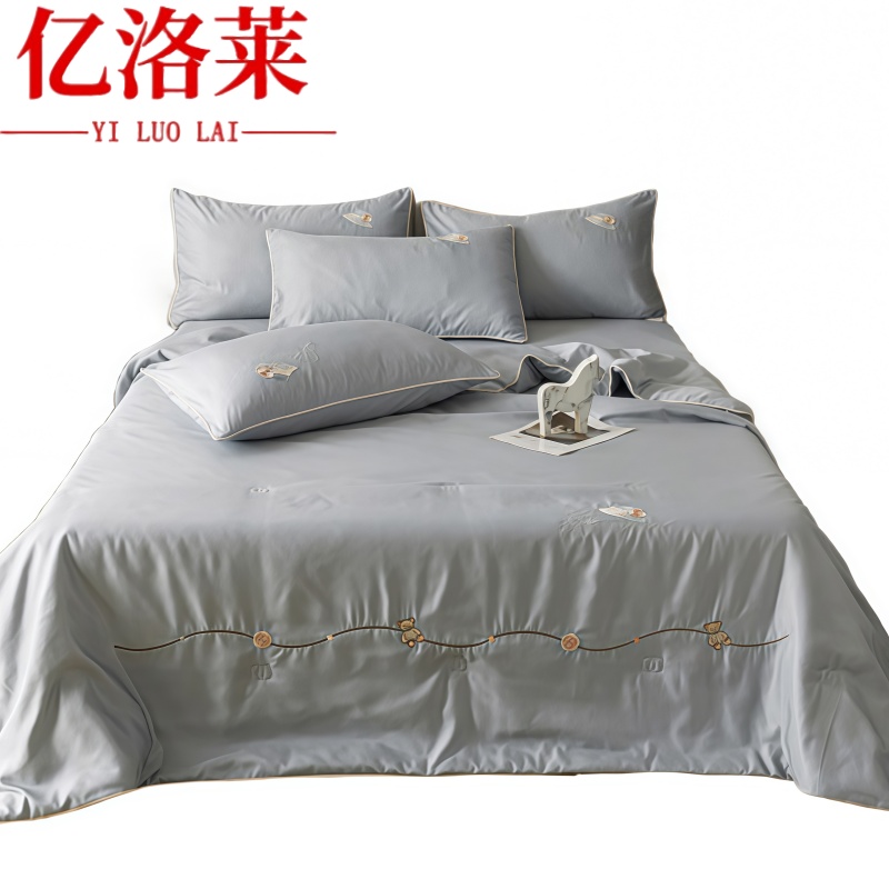 亿洛莱 夏被三件套 1.2m床 套高清大图