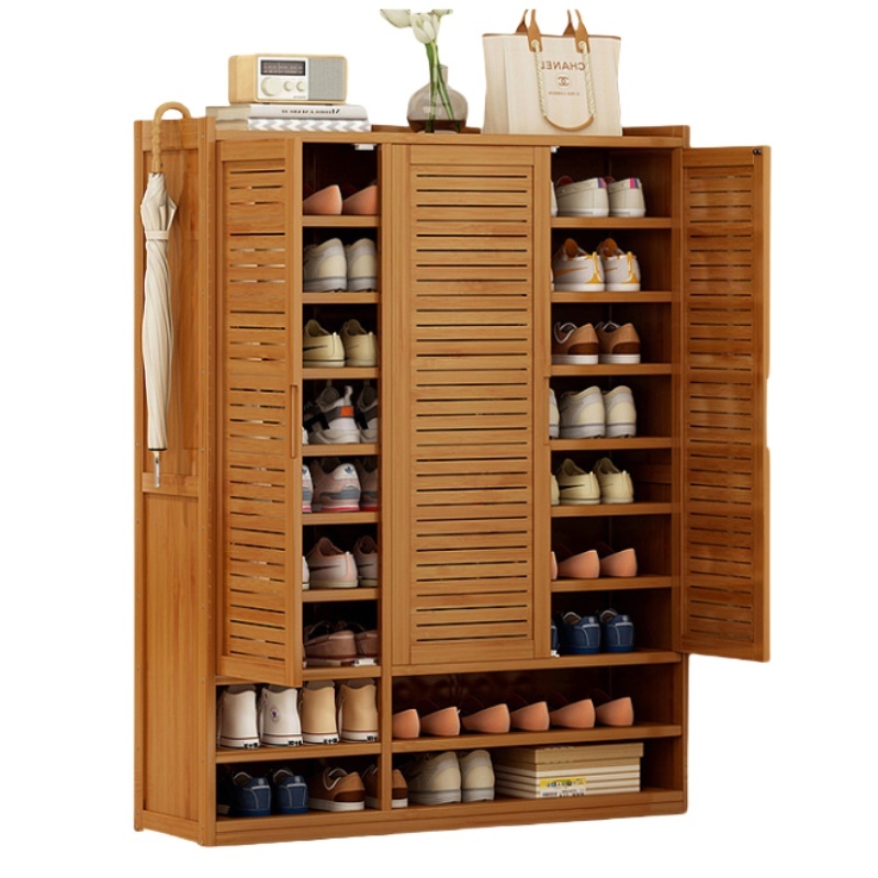 攸形三门鞋柜900*320*1420mm个高清大图