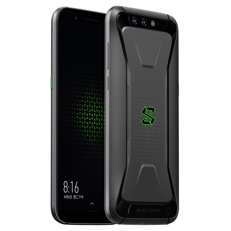 mi小米黑鲨游戏手机移动联通电信全网通4g双卡双待8gb128gb灰色不带