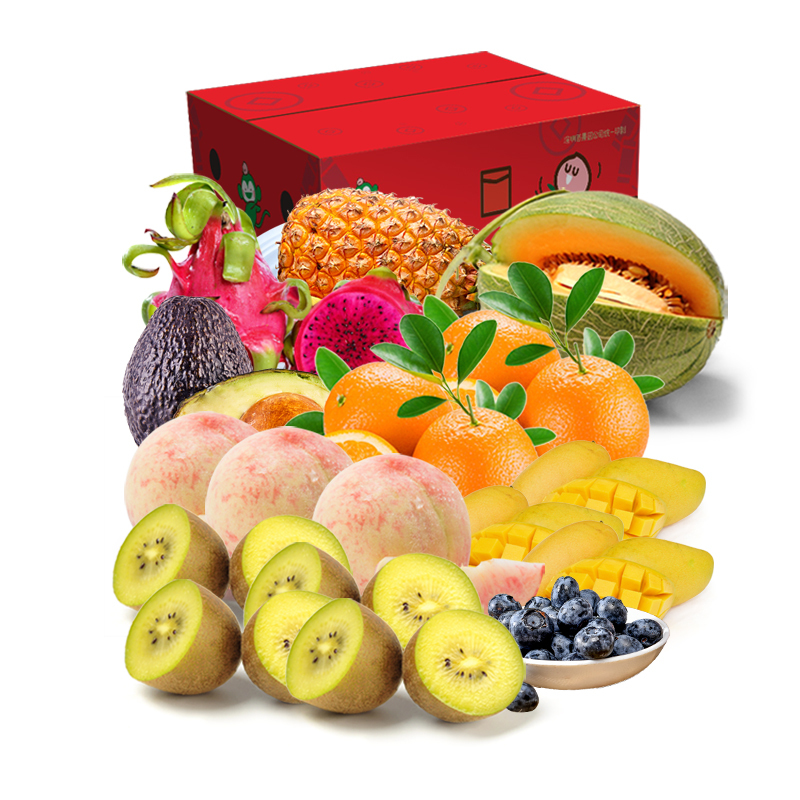 pagoda百果园店一见粽情水果礼包约86kg视频