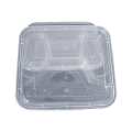 优诗提念YSTN-BXH010四格餐盒 150套/箱（计价单位：箱）透明色