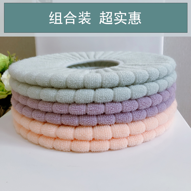 春夏马桶坐垫卫生间马桶套可爱中厚毛绒坐便套家用中厚精致马桶垫 三维工匠高清大图