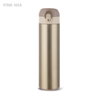 PINK-MIA韩式弹跳保温杯480ML金色