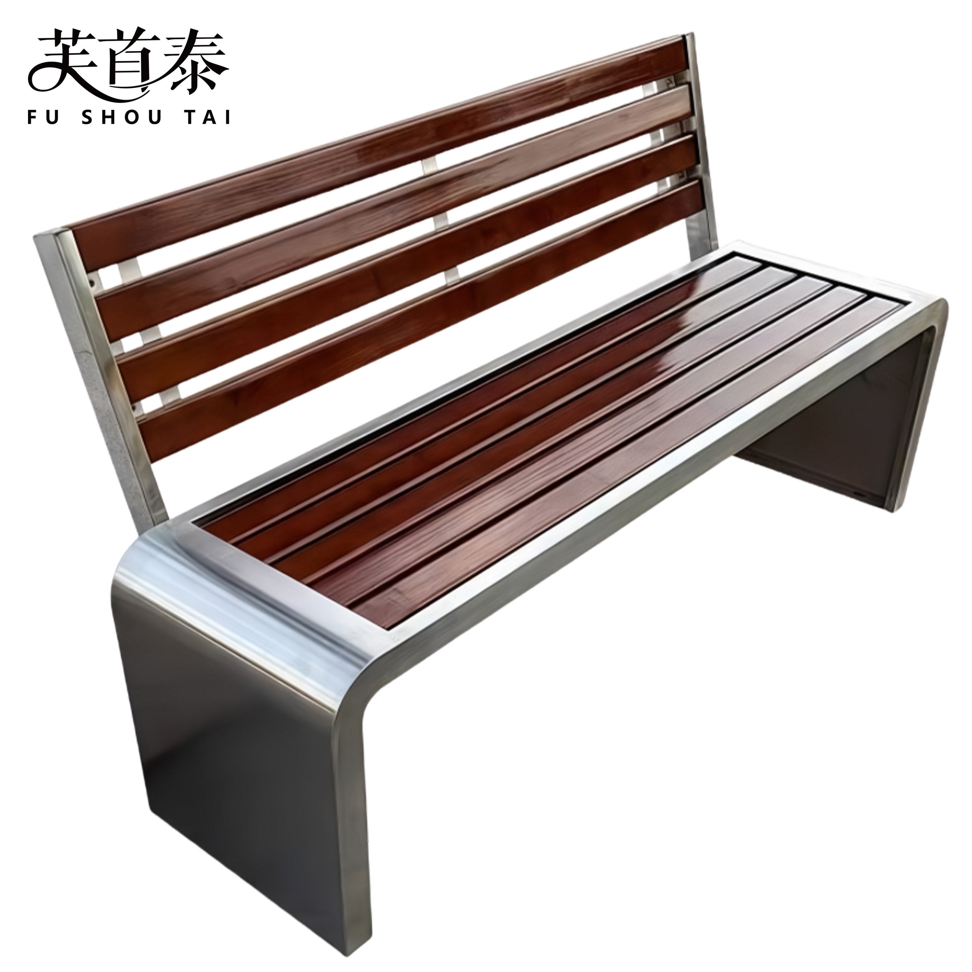 芙首泰户外长椅1200*400*850mm把高清大图