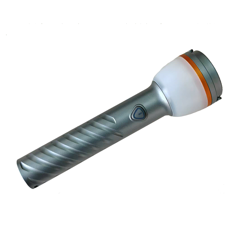 简鼎 JD6128 10W 照明时长:≥5h IP65 DC3.7V LED 电筒(计价单位:个)灰色