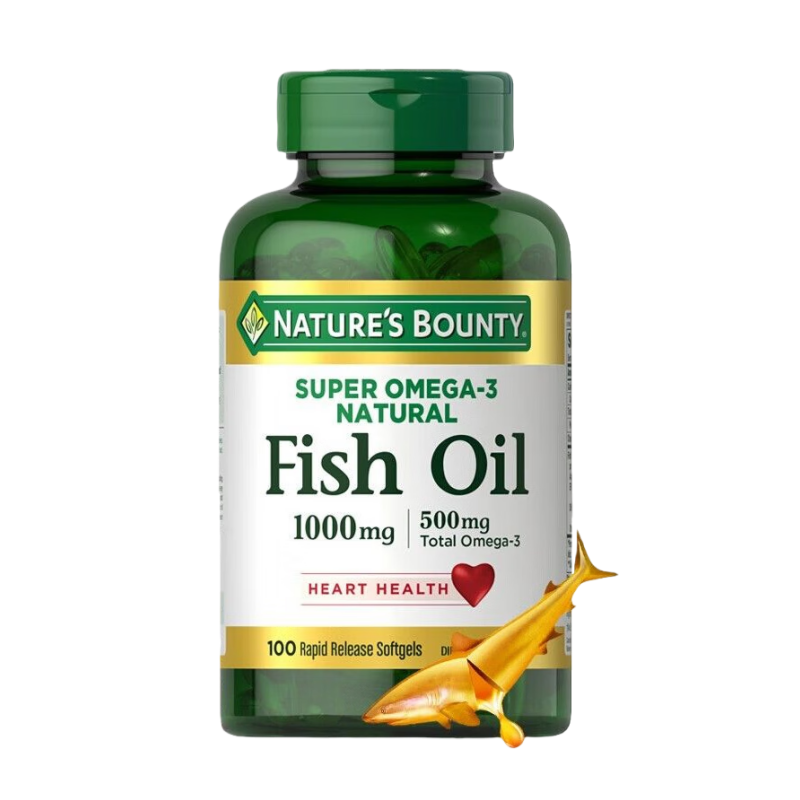 NATURE’S BOUNTY自然之宝超级OMEGA3鱼油软胶囊100粒 中老年人心脑健康 美国原装进口高清大图