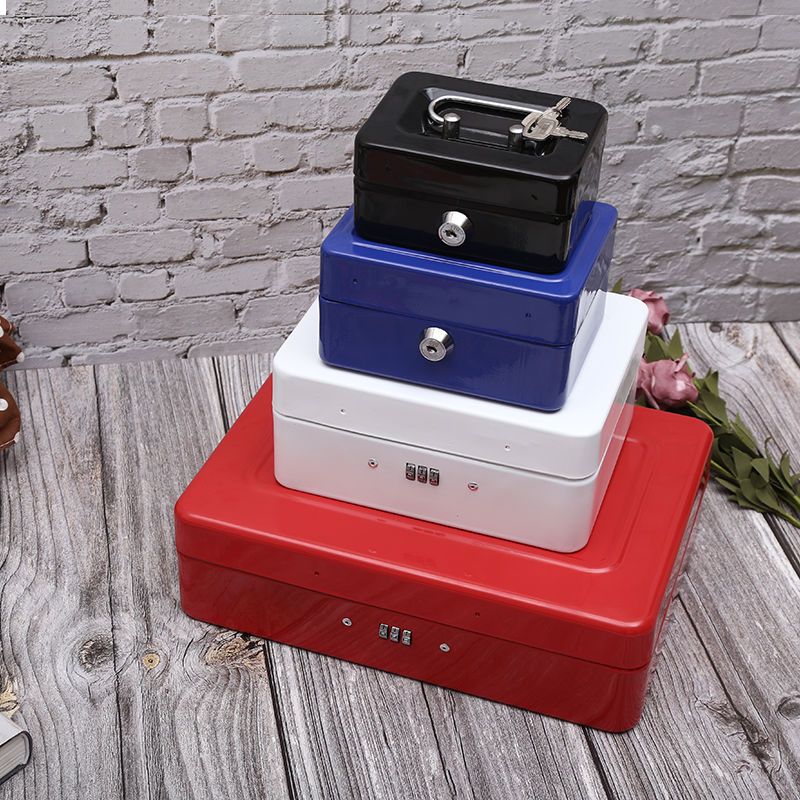 图书>期刊/杂志>男士>图书其它>小盒子带锁铁盒密码收纳盒桌面储物箱