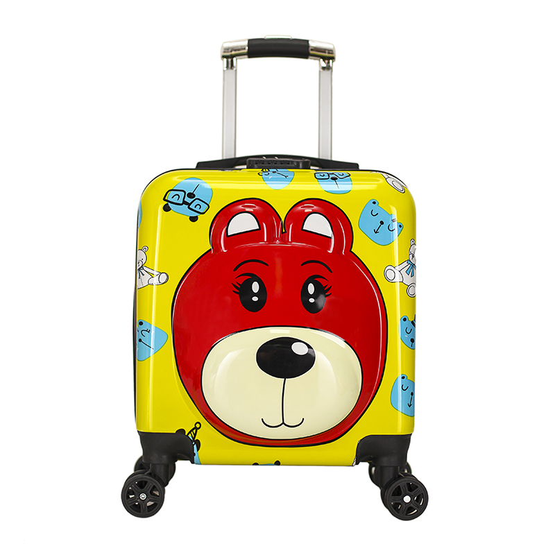 18寸拉杆箱儿童卡通万向轮密码锁男女童可爱的迷你旅行箱可坐骑