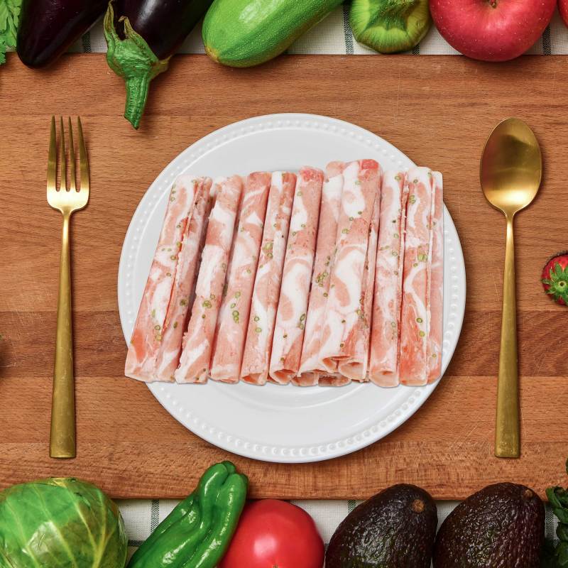 巴林牧场沙葱羊肉卷400g2袋火锅食材羊肉片肉卷